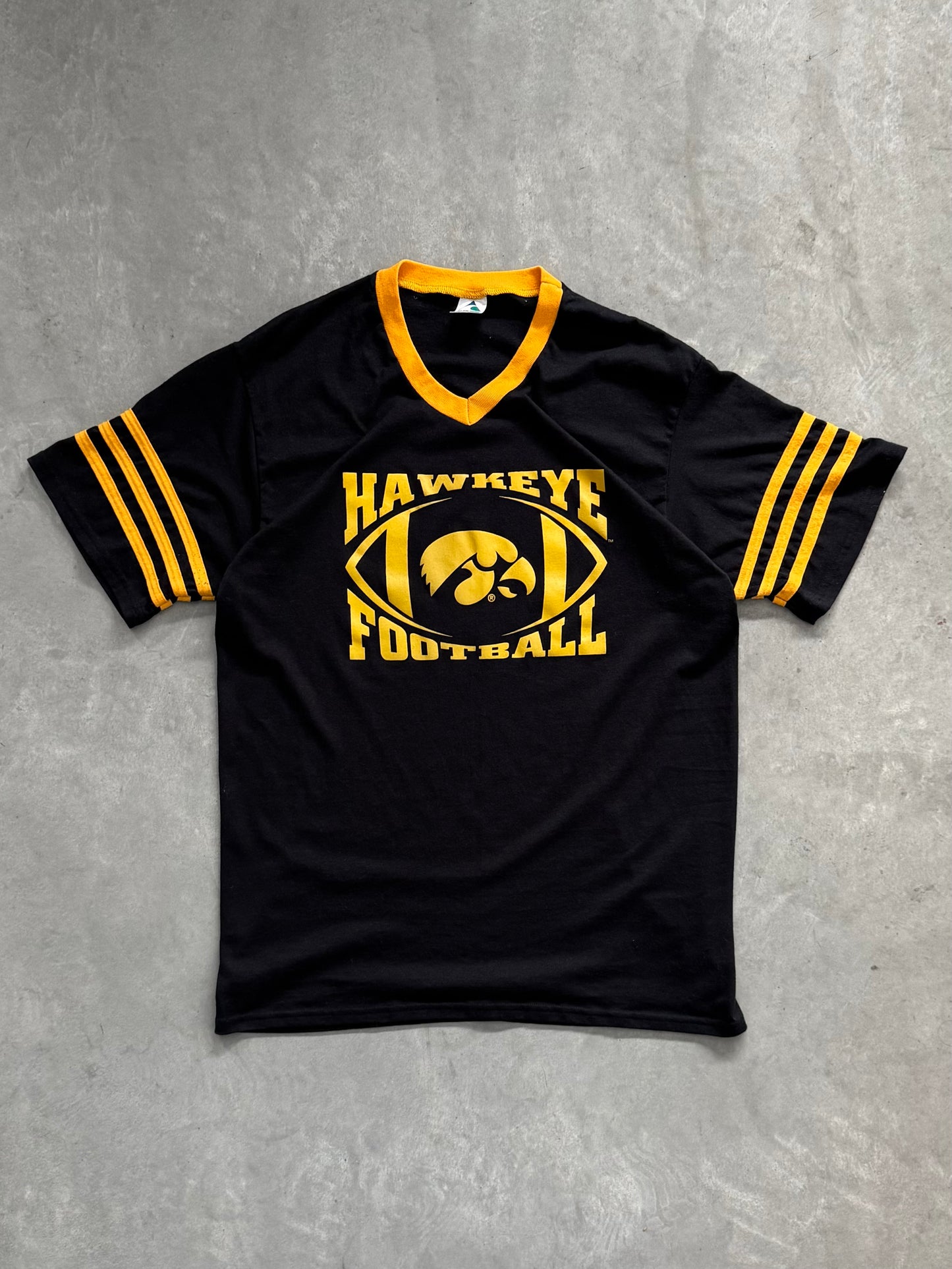 Vintage 90s Iowa Hawkeyes Football Tee - XL