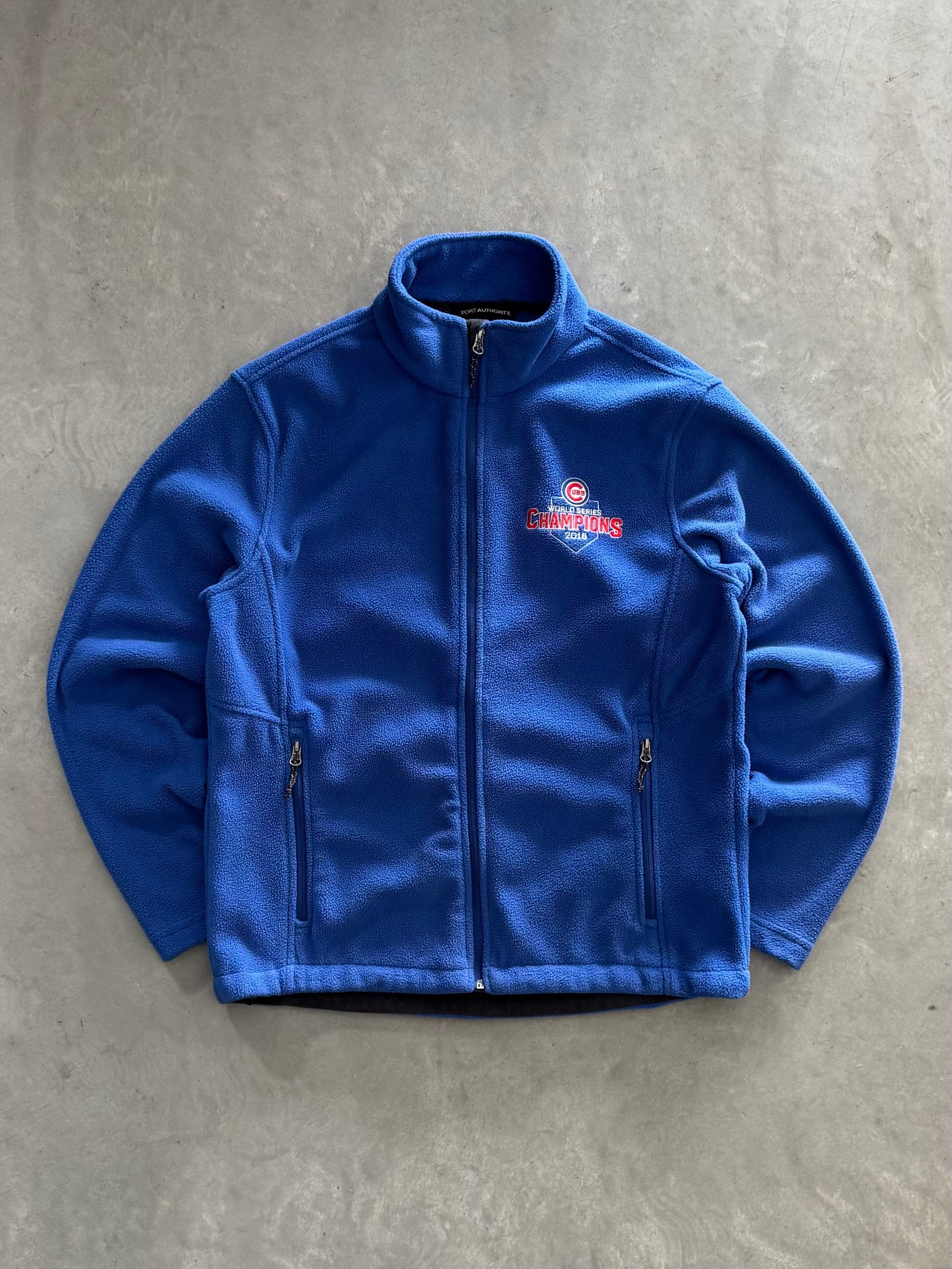 Vintage Chicago Cubs Fleece Zip Up - M