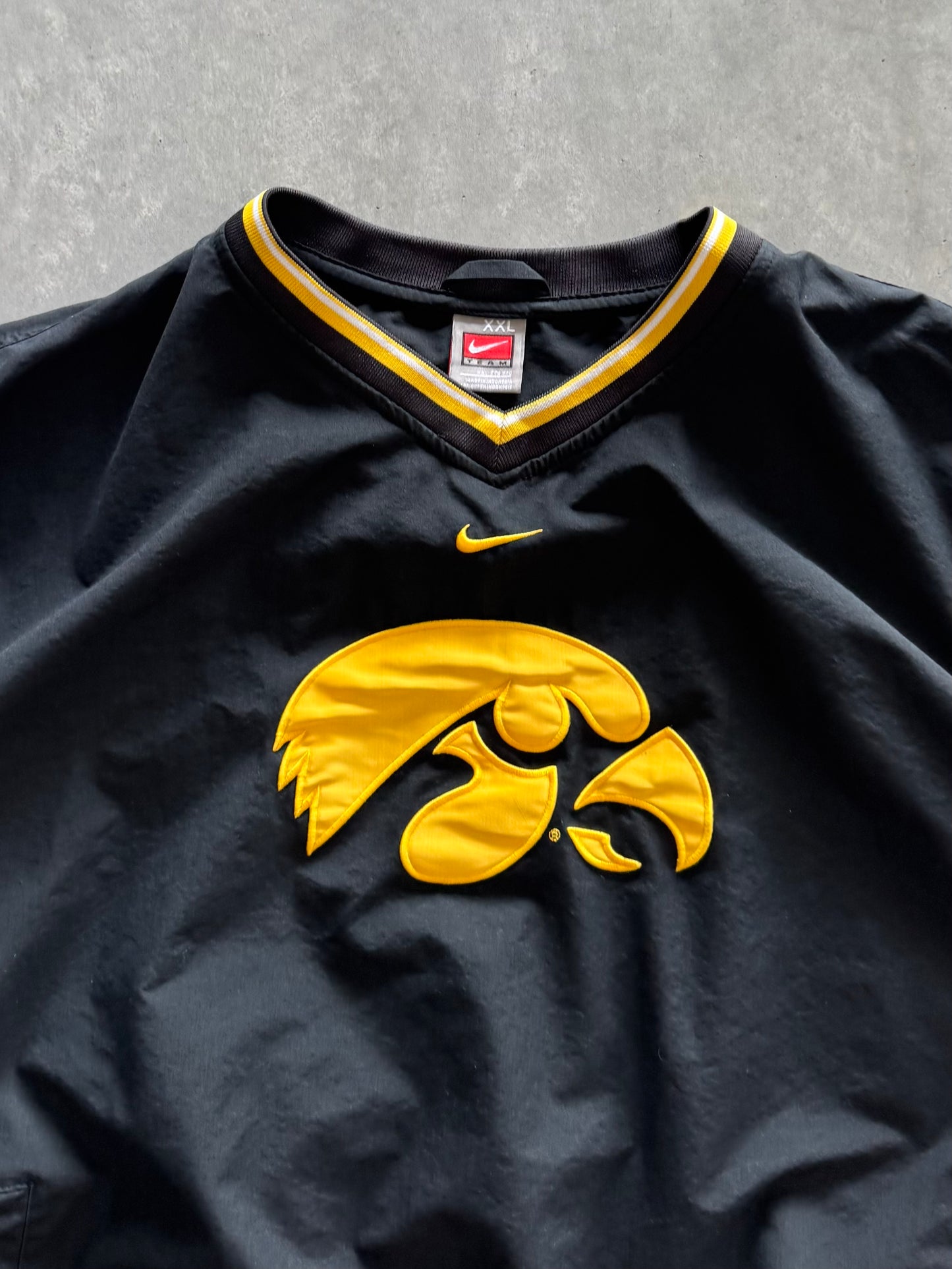 Vintage 90s Nike Iowa Hawkeyes Windbreaker - XXL