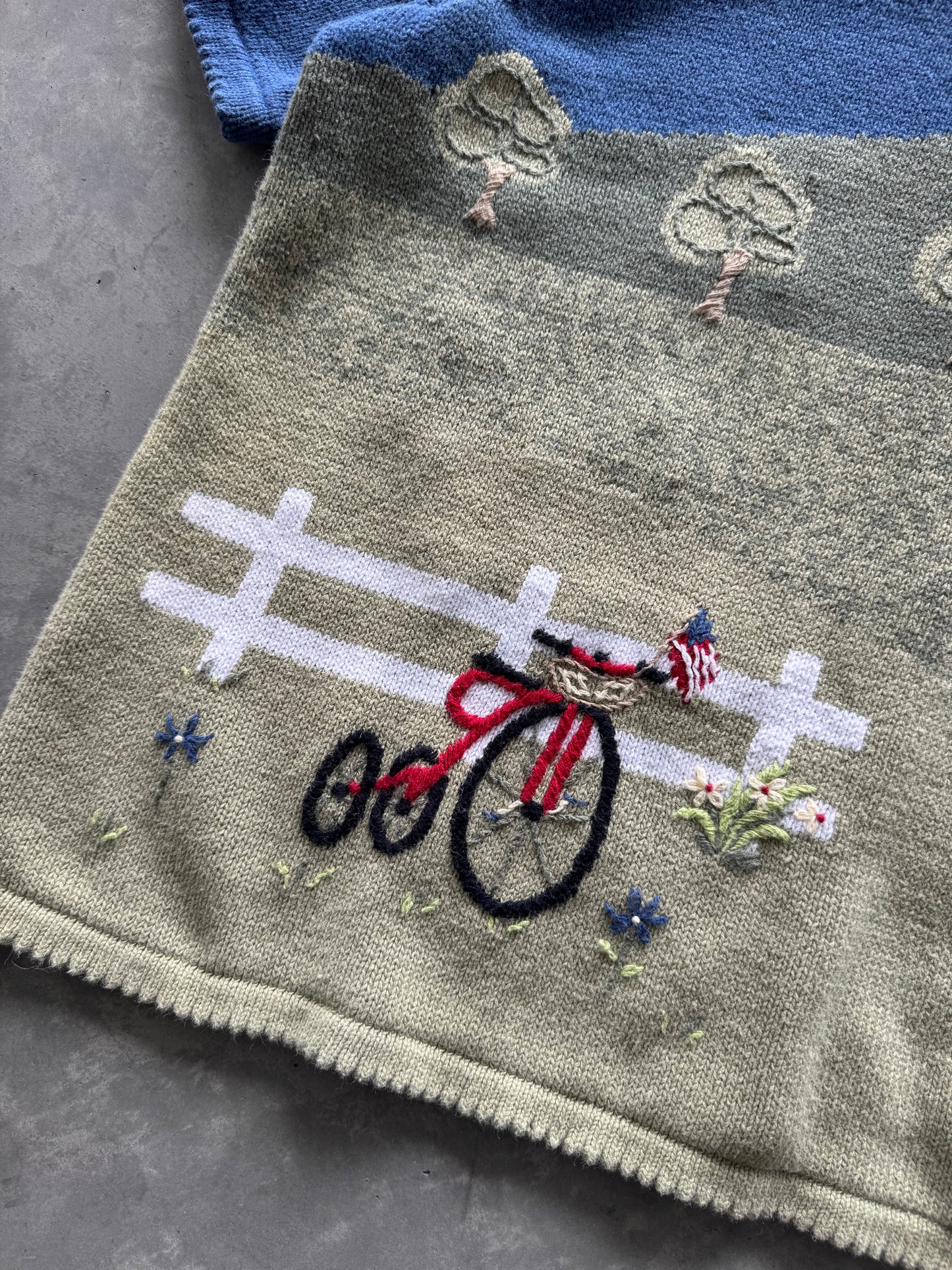 Vintage 4th of July Knit Cardigan - XL