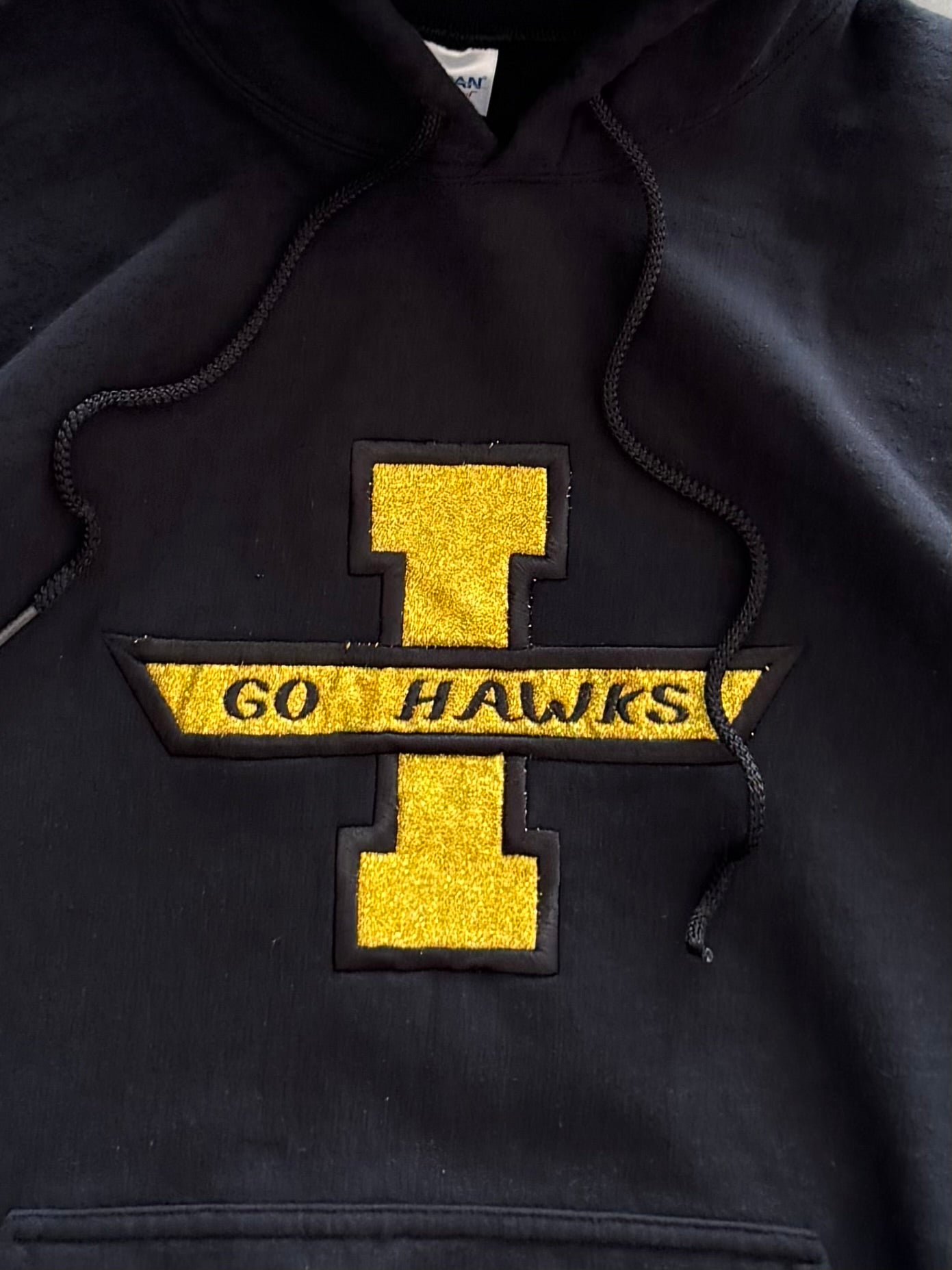 Vintage Iowa Hawkeyes Hoodie - XL