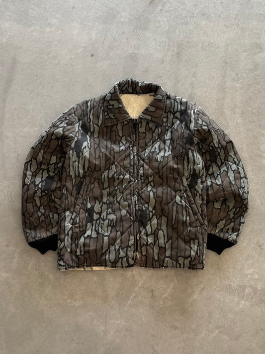 Vintage 80s Trebark Camo Reversible Jacket - M