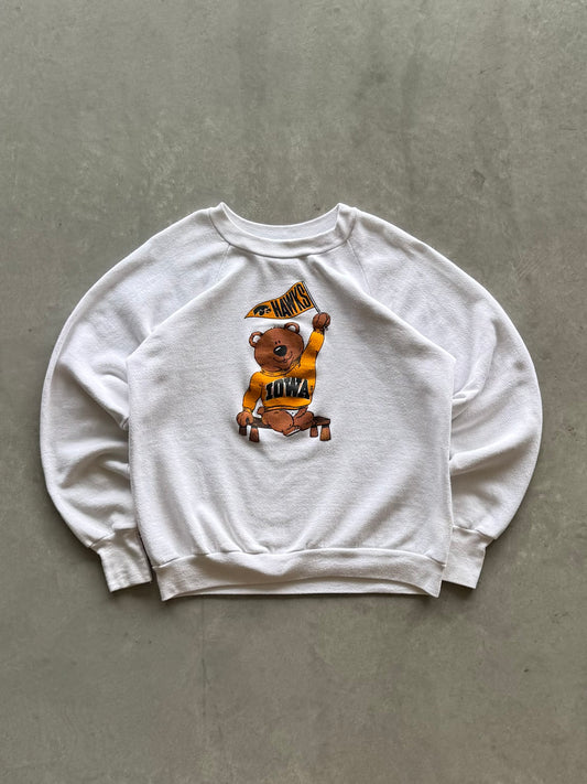 Vintage 80s Iowa Hawkeyes Sweatshirt - M