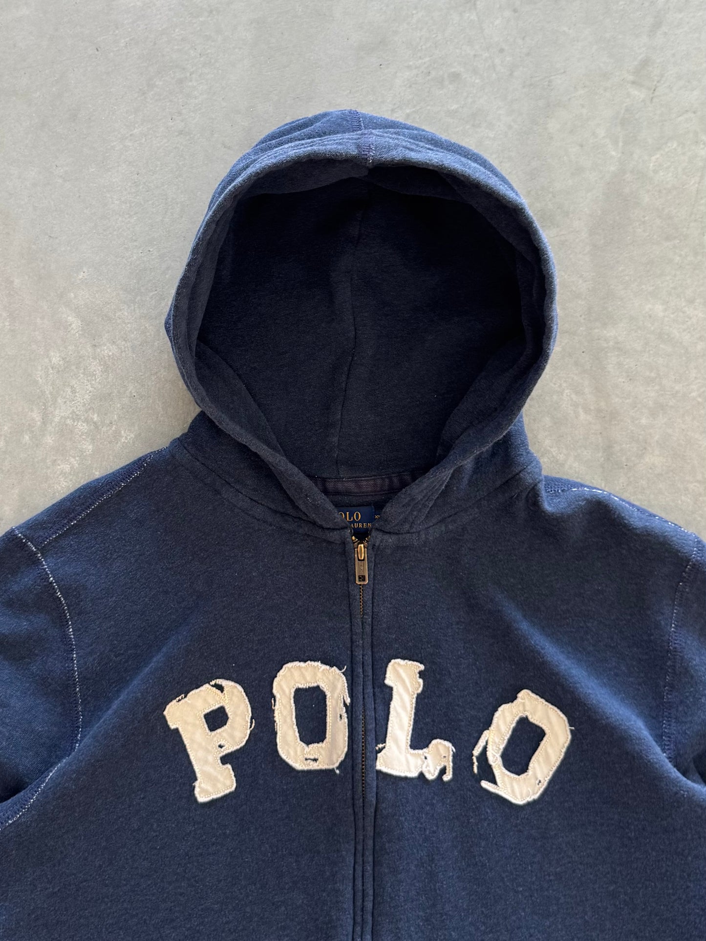Vintage Polo Ralph Lauren Zip Up Hoodie - L