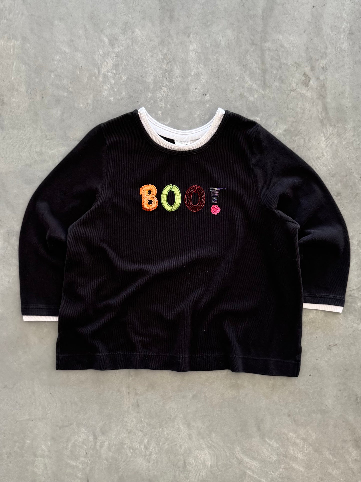 Vintage Boo Halloween Longsleeve - XXL
