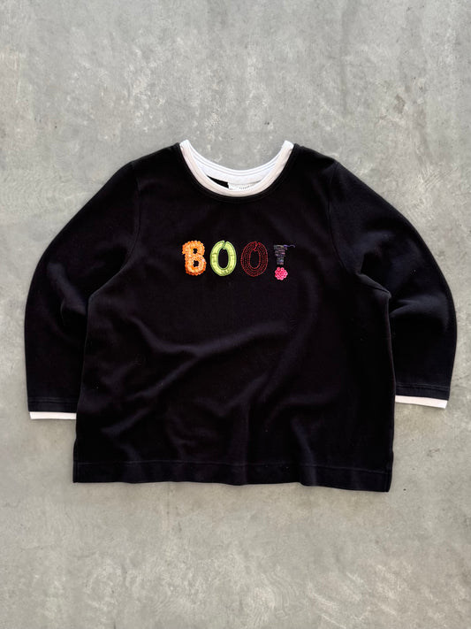 Vintage Boo Halloween Longsleeve - XXL