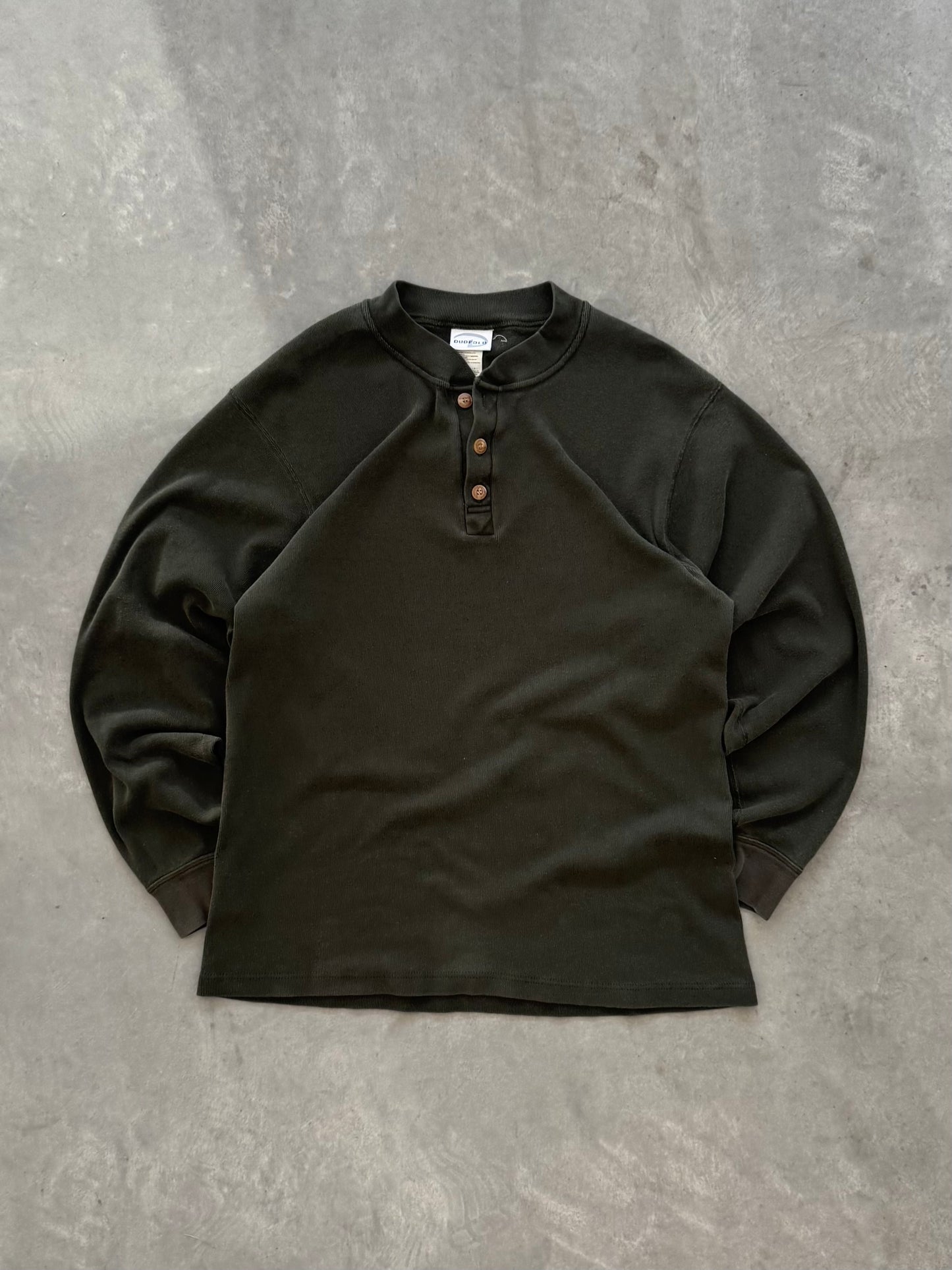 Vintage Henley Longsleeve Shirt - XL