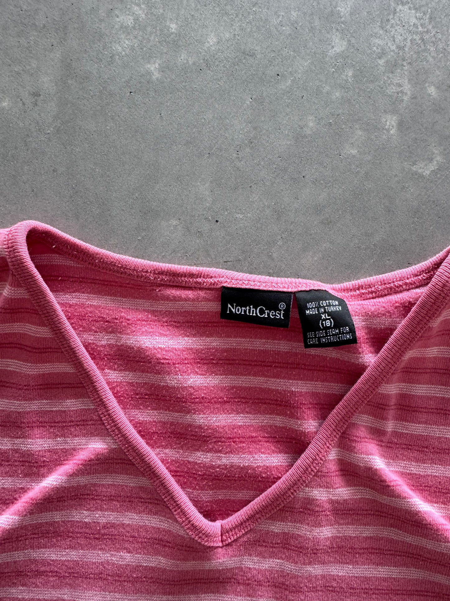 Vintage Striped Women’s Tee - XL