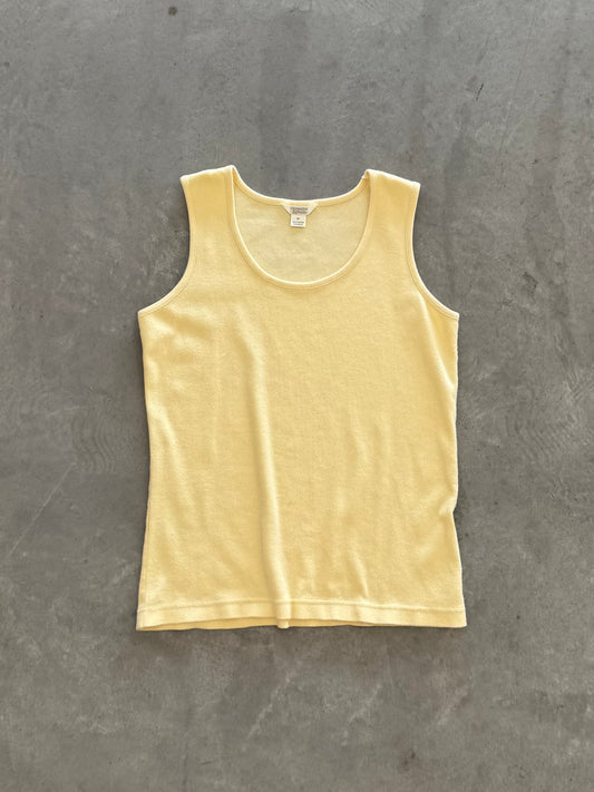 Vintage Christopher & Banks Yellow Tank Top - M