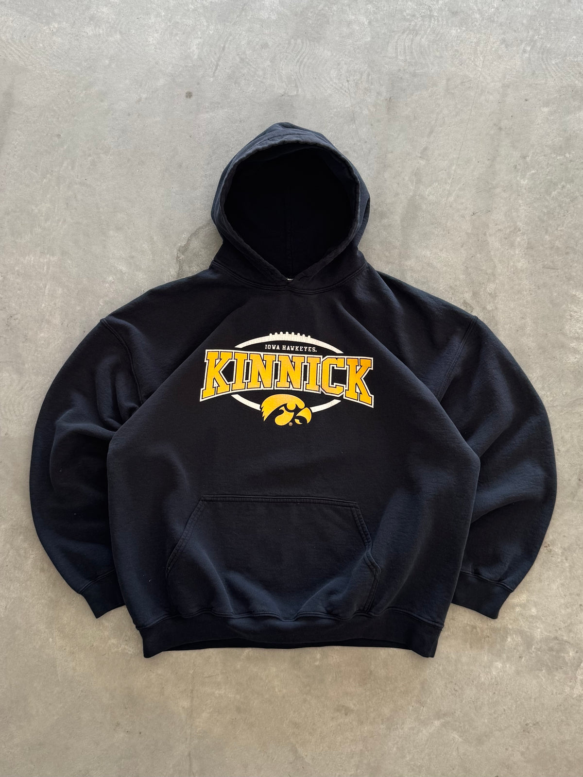 Vintage Iowa Hawkeyes Kinnick Hoodie - XL