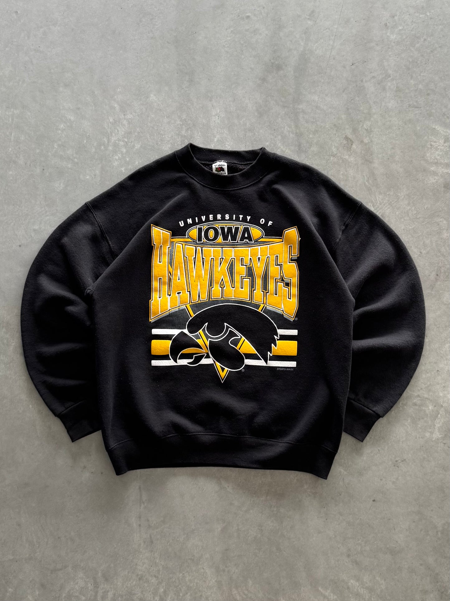 Vintage 90s Iowa Hawkeyes Sweatshirt - L