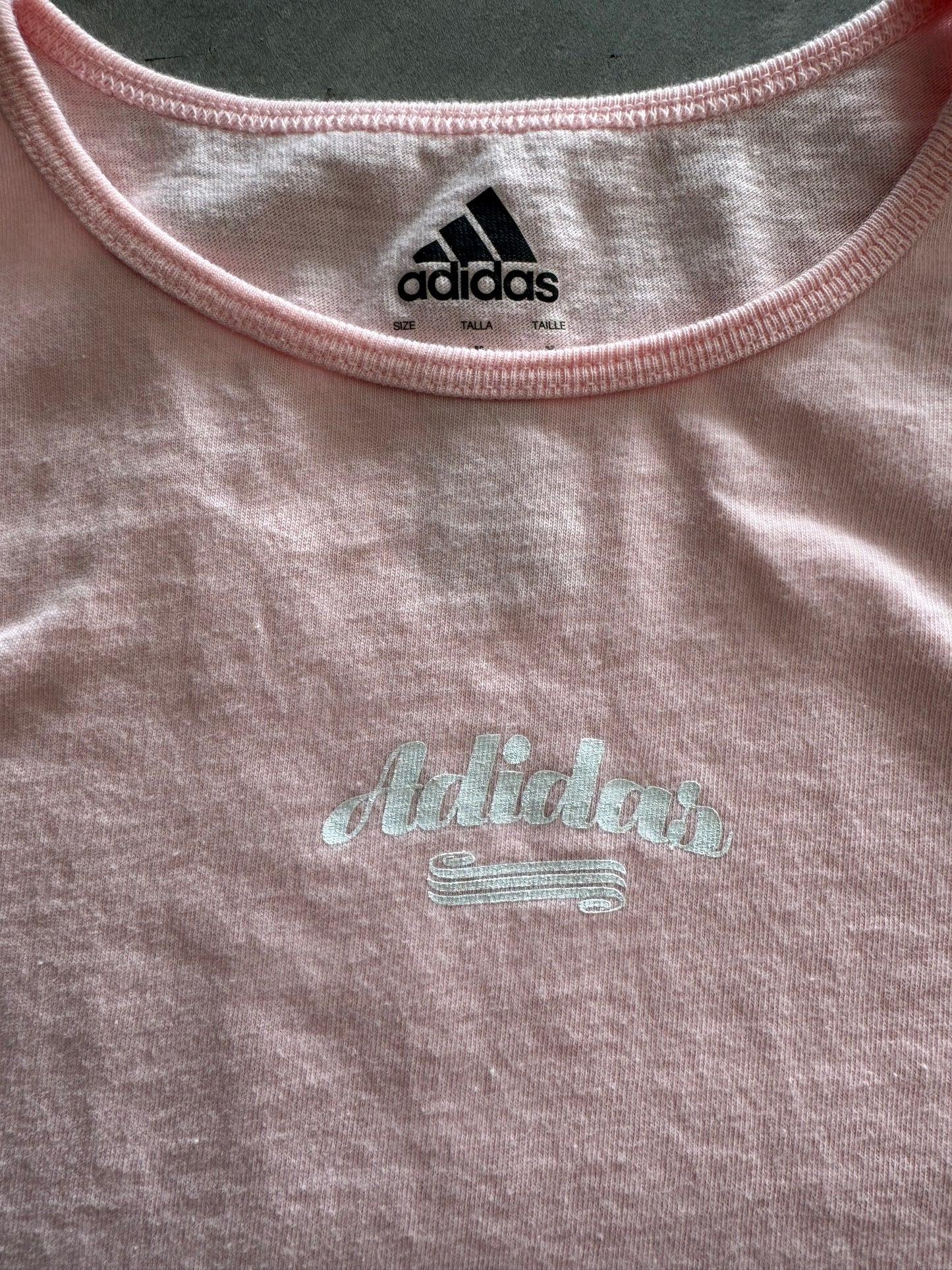 Vintage Adidas Women’s Baby Tee - M
