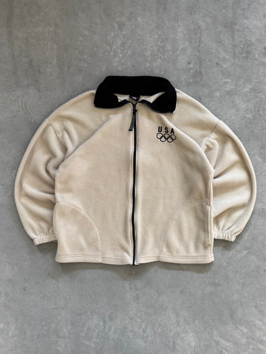 Vintage Team USA Fleece Zip Up - M