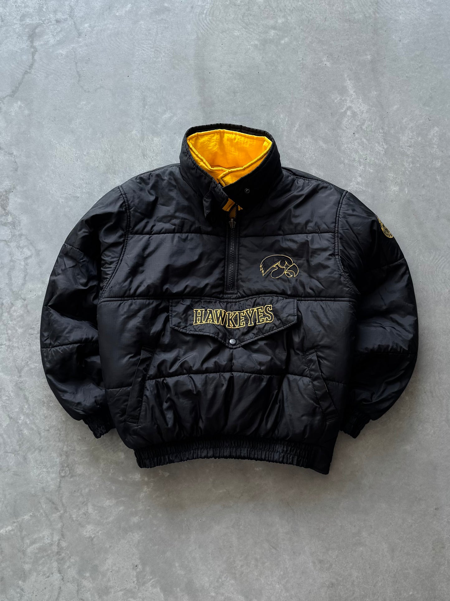 Vintage Iowa Hawkeyes Reversible Coat - M