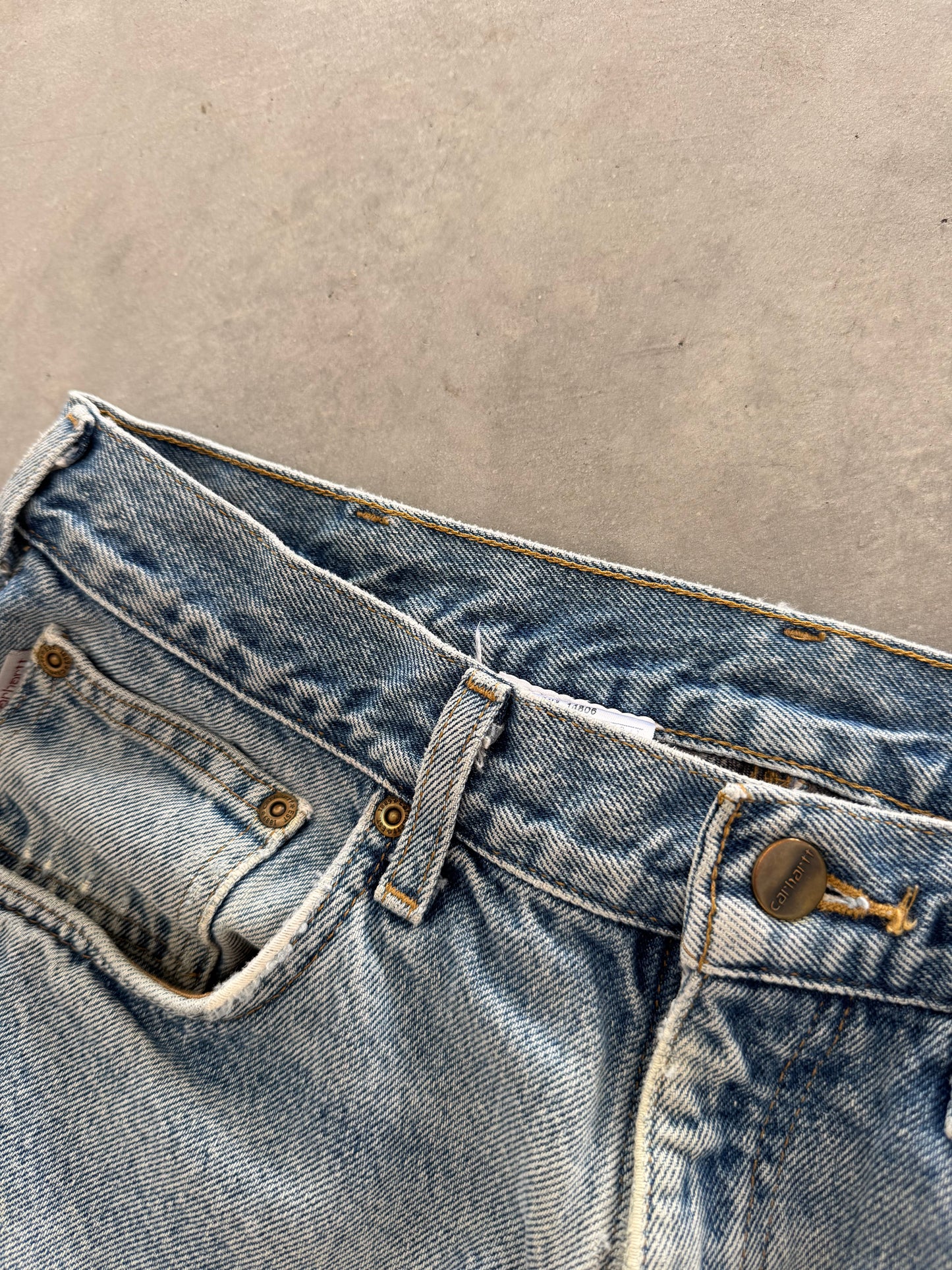 Vintage Carhartt Flannel Lined Jeans - 32x30