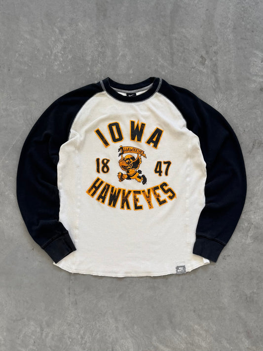 Iowa Hawkeyes Nike Waffle Knit Longsleeve - M