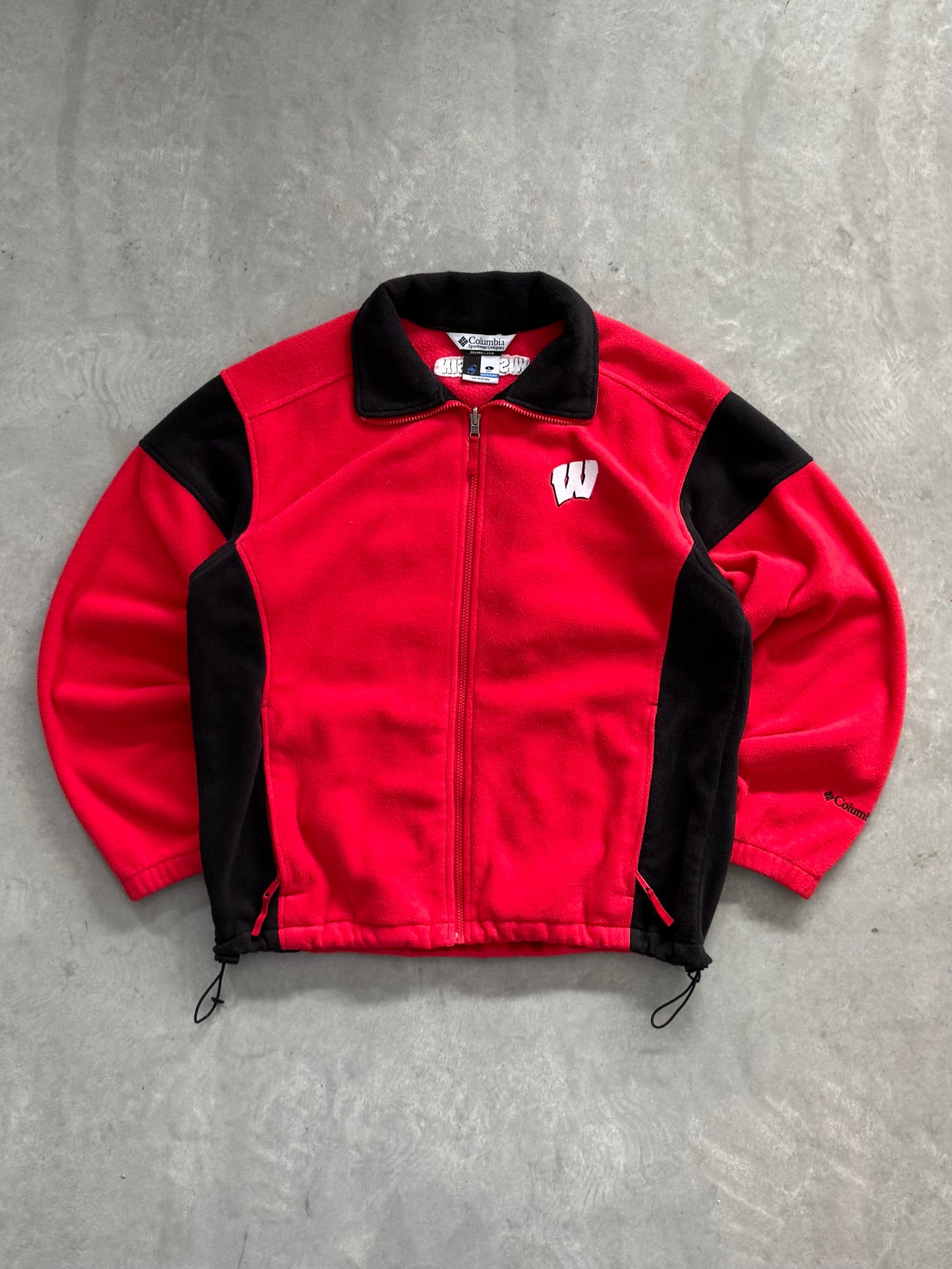 Vintage Wisconsin Badgers Columbia Fleece Zip Up - L