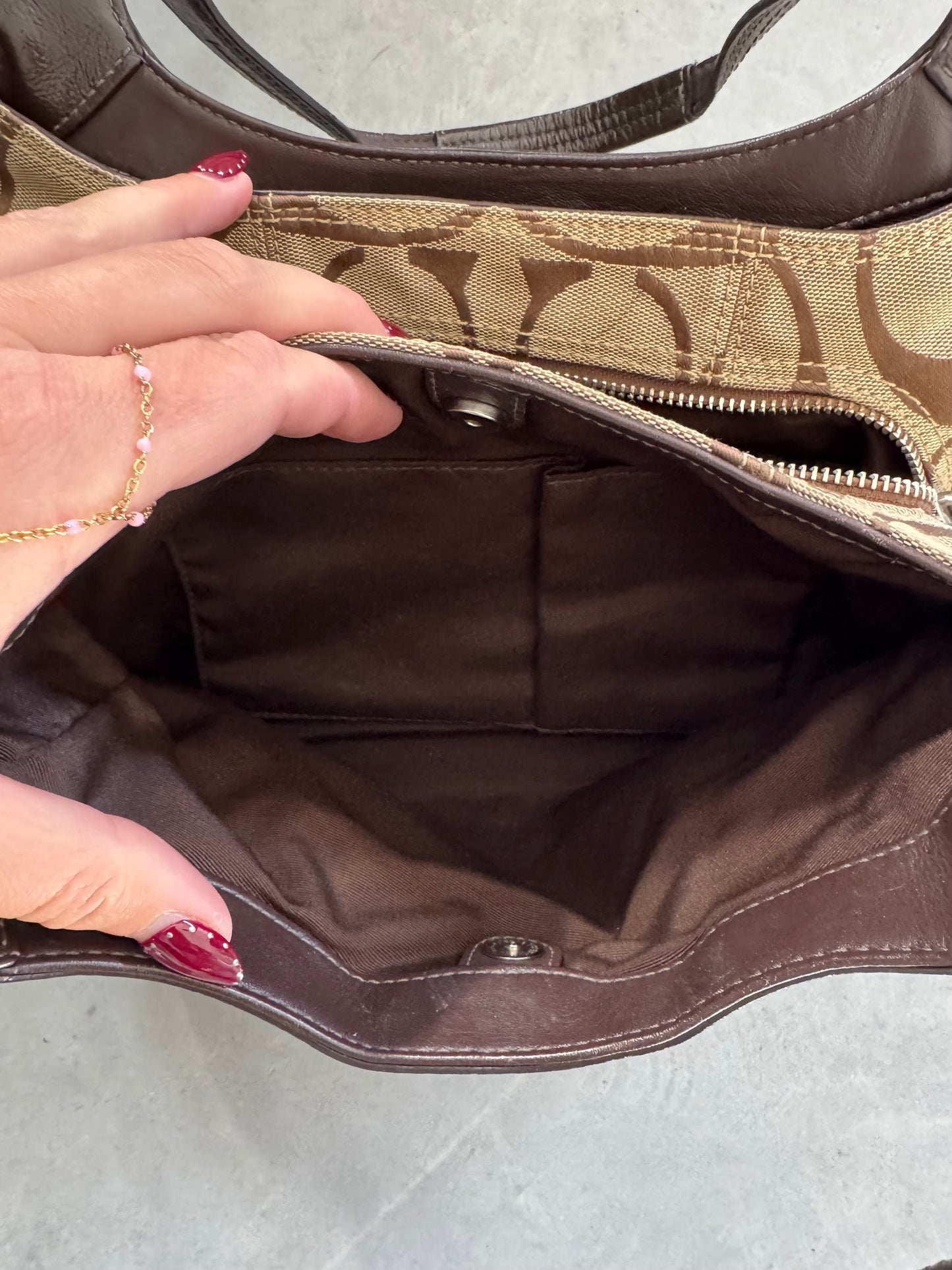 Vintage Coach Soho Signature Shoulder Bag