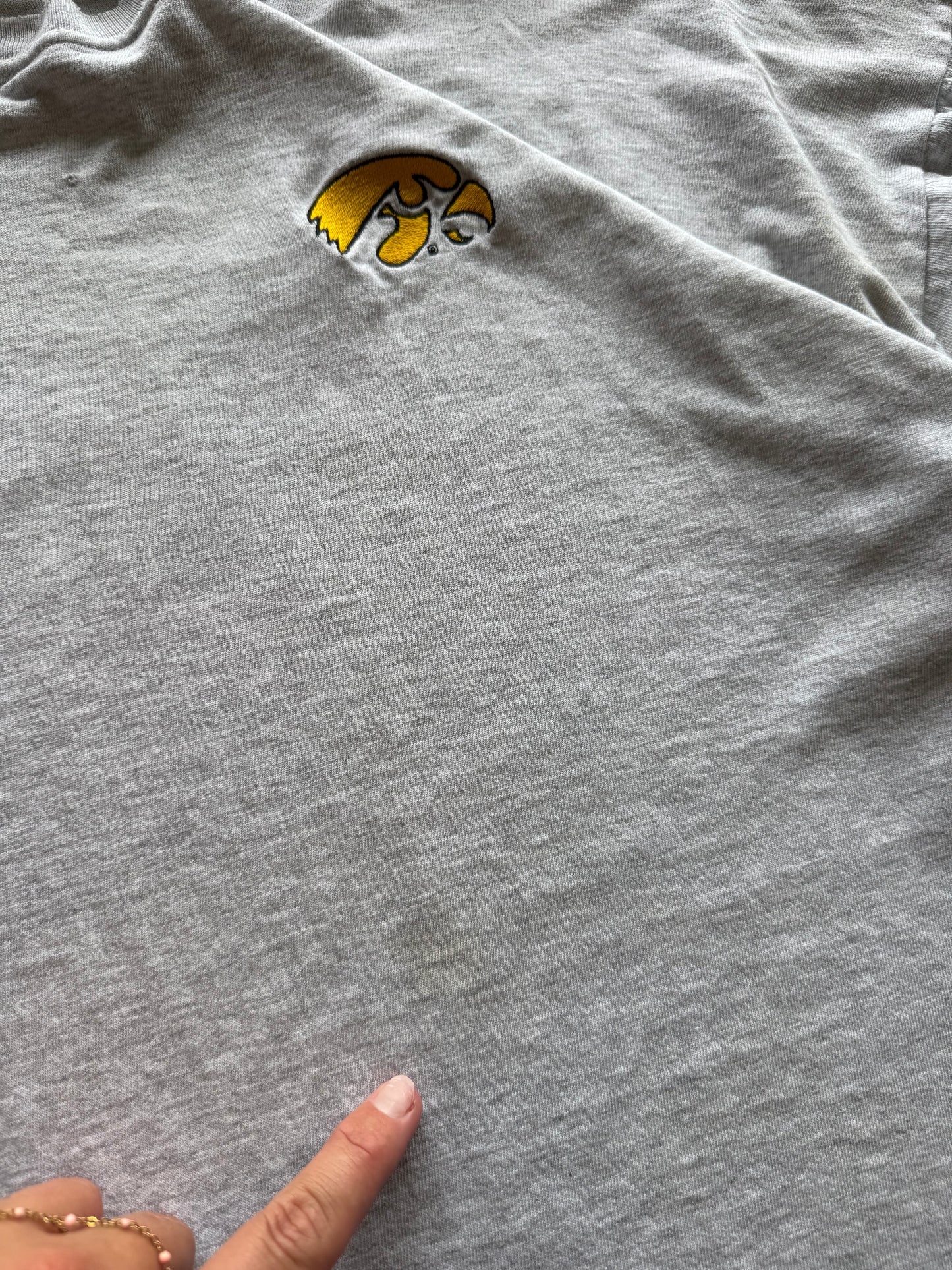 Vintage 90s Iowa Hawkeyes Long Sleeve - XL