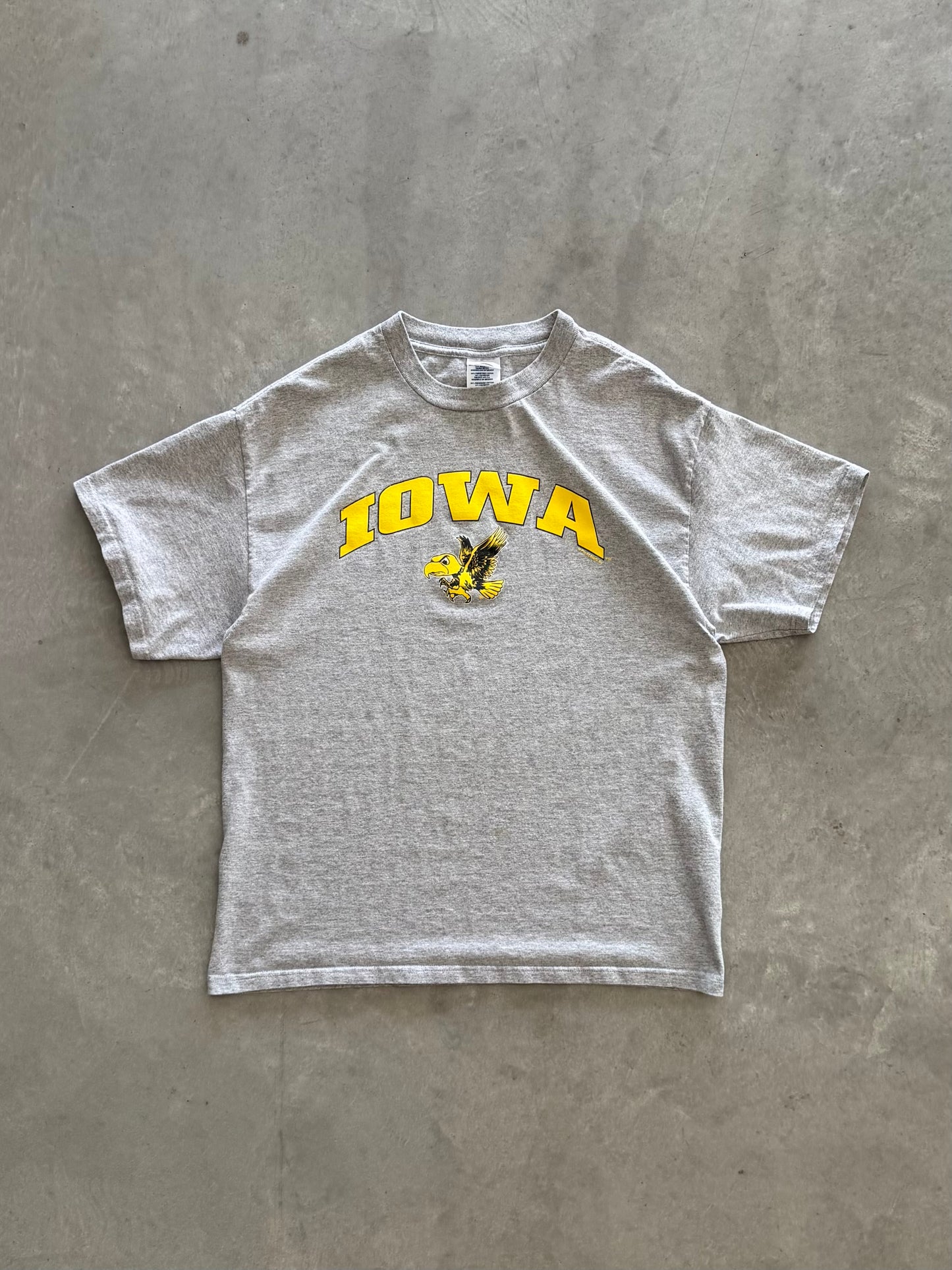 Vintage 00s Iowa Hawkeyes Tee - L