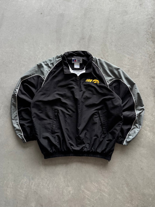 Vintage 90s Russell Iowa Hawkeyes Windbreaker - XXL