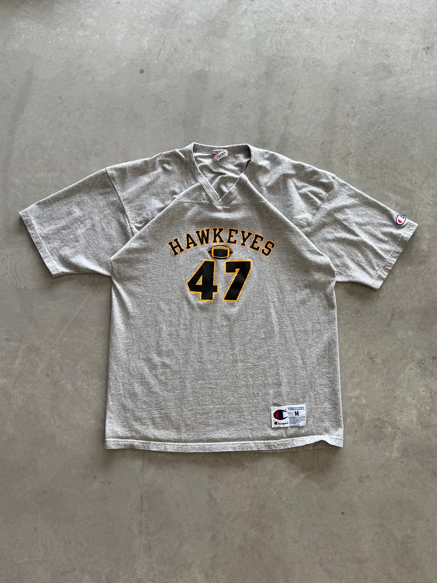 Vintage Iowa Hawkeyes Football Tee - XL
