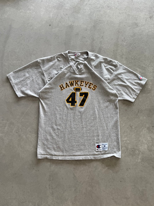 Vintage Iowa Hawkeyes Football Tee - XL