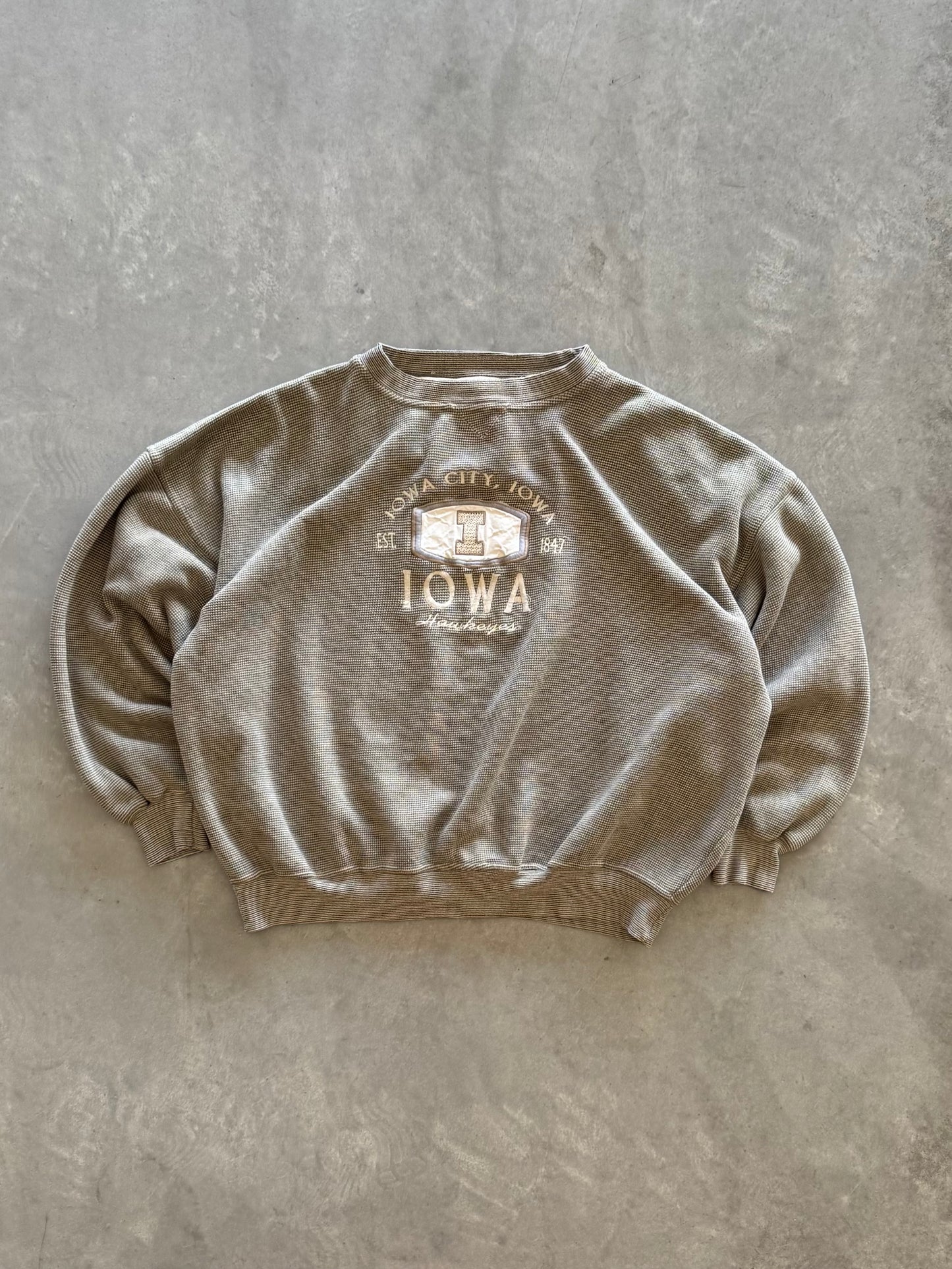 Vintage 90s Iowa Hawkeyes Sweatshirt - L