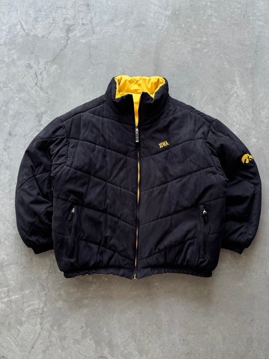 Vintage Iowa Hawkeyes Reversible Coat - XXL