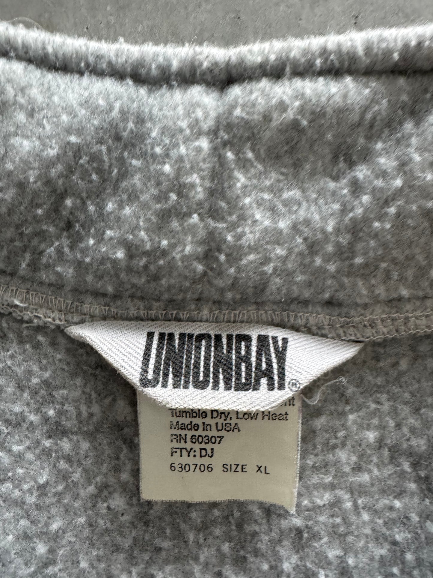 Vintage 80s Union Bay Fleece Quarter Zip - XL