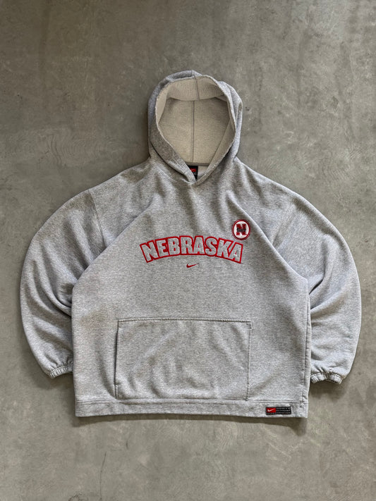 Vintage 90s Nike Nebraska Cornhuskers Hoodie - XXL