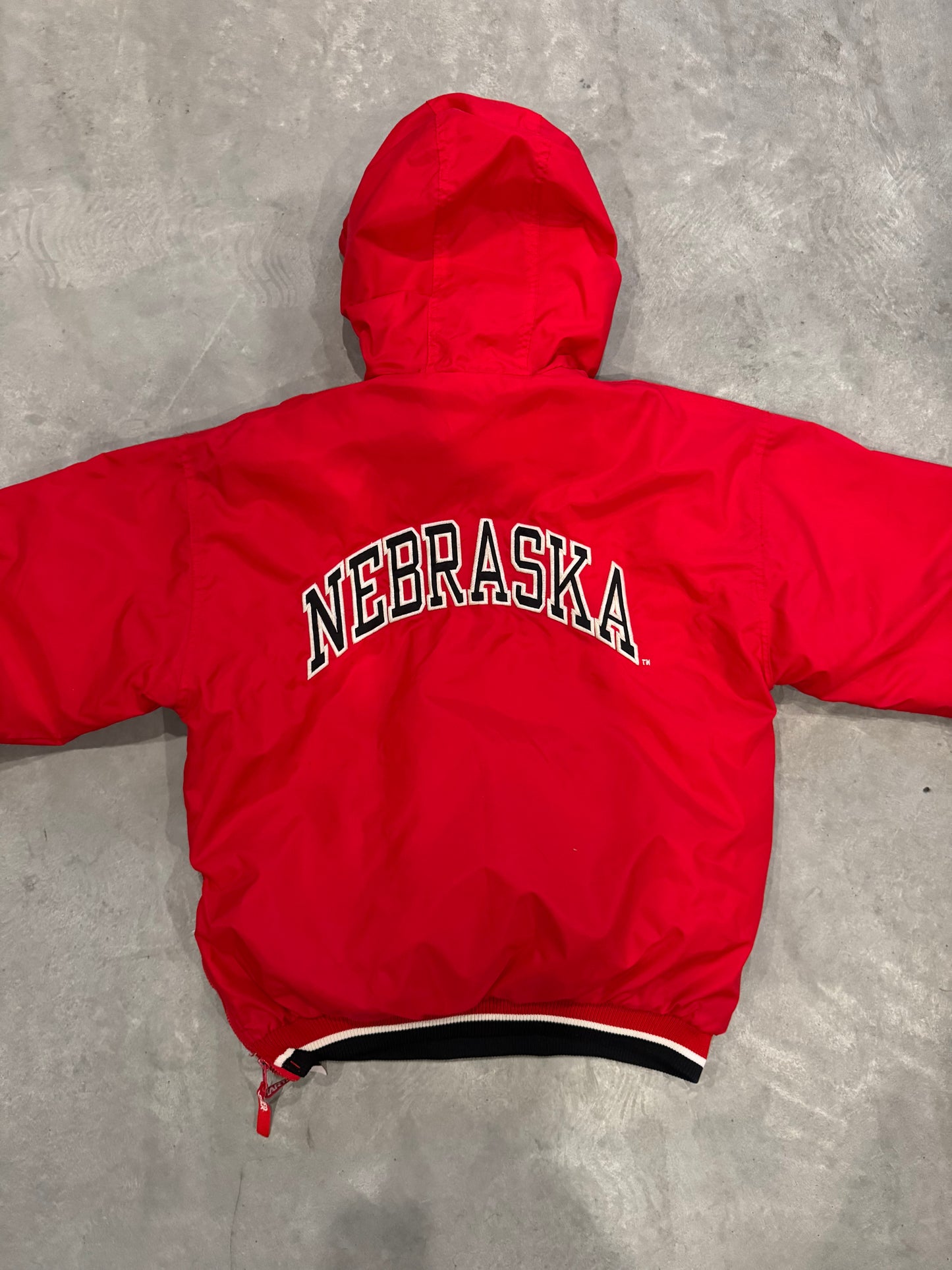 Vintage 90s Nebraska Starter Coat - S