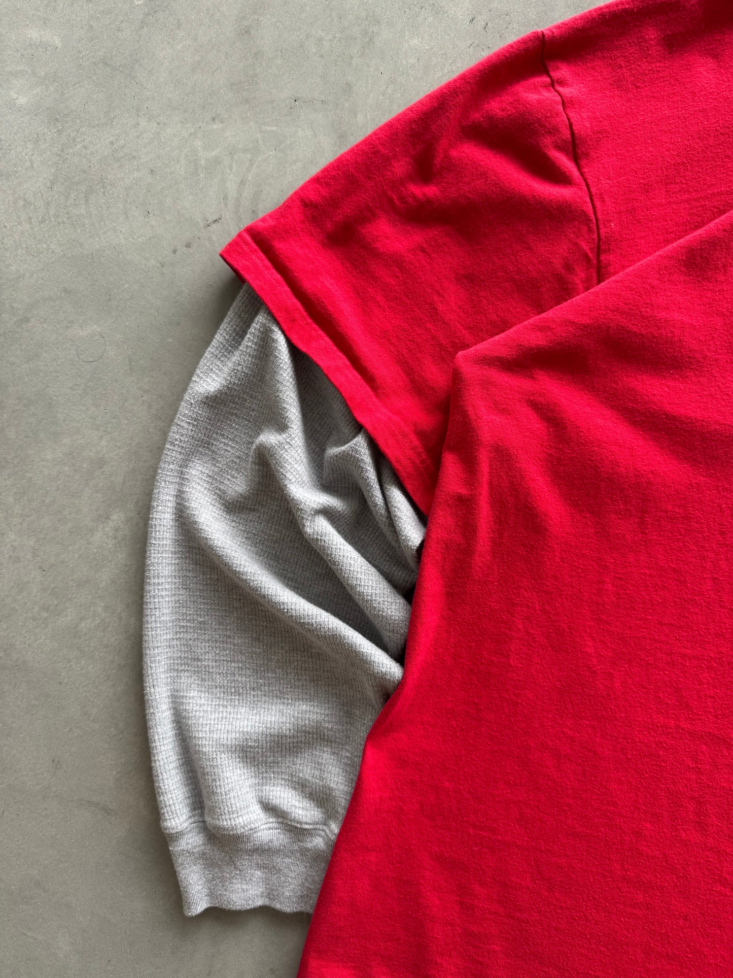 Vintage Wisconsin Badgers Layered Longsleeve- XXL
