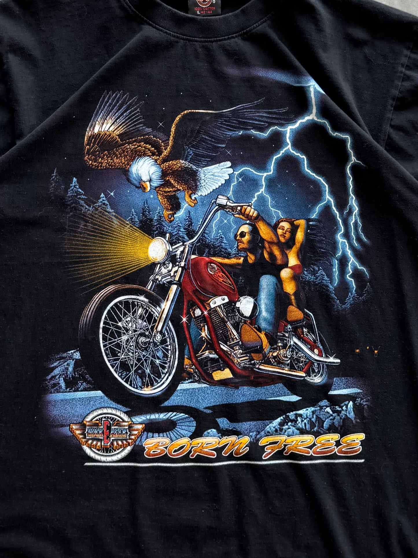 Vintage 90s Born Free Tee - L