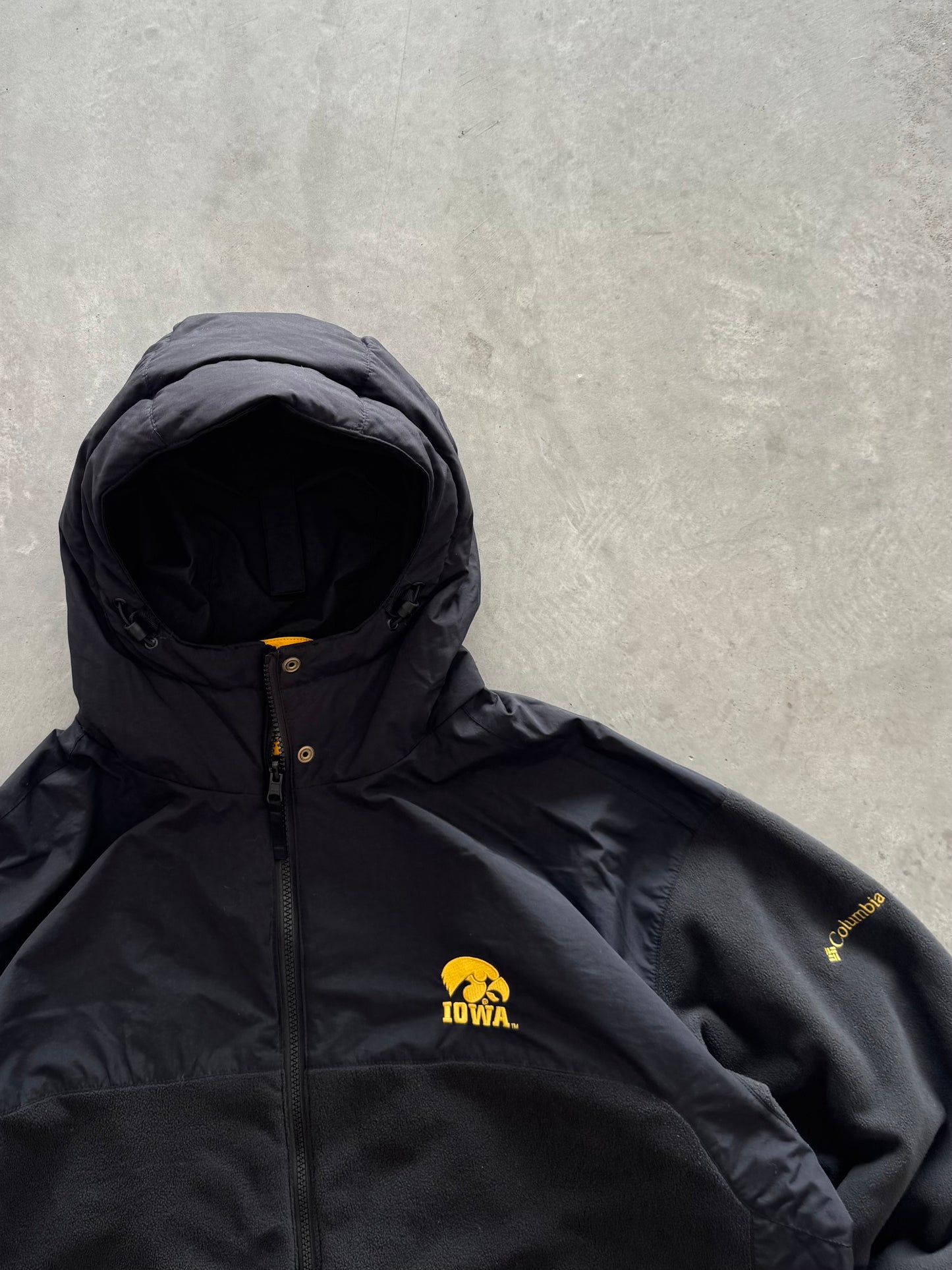 Vintage Iowa Hawkeyes Columbia Reversible Coat - XL