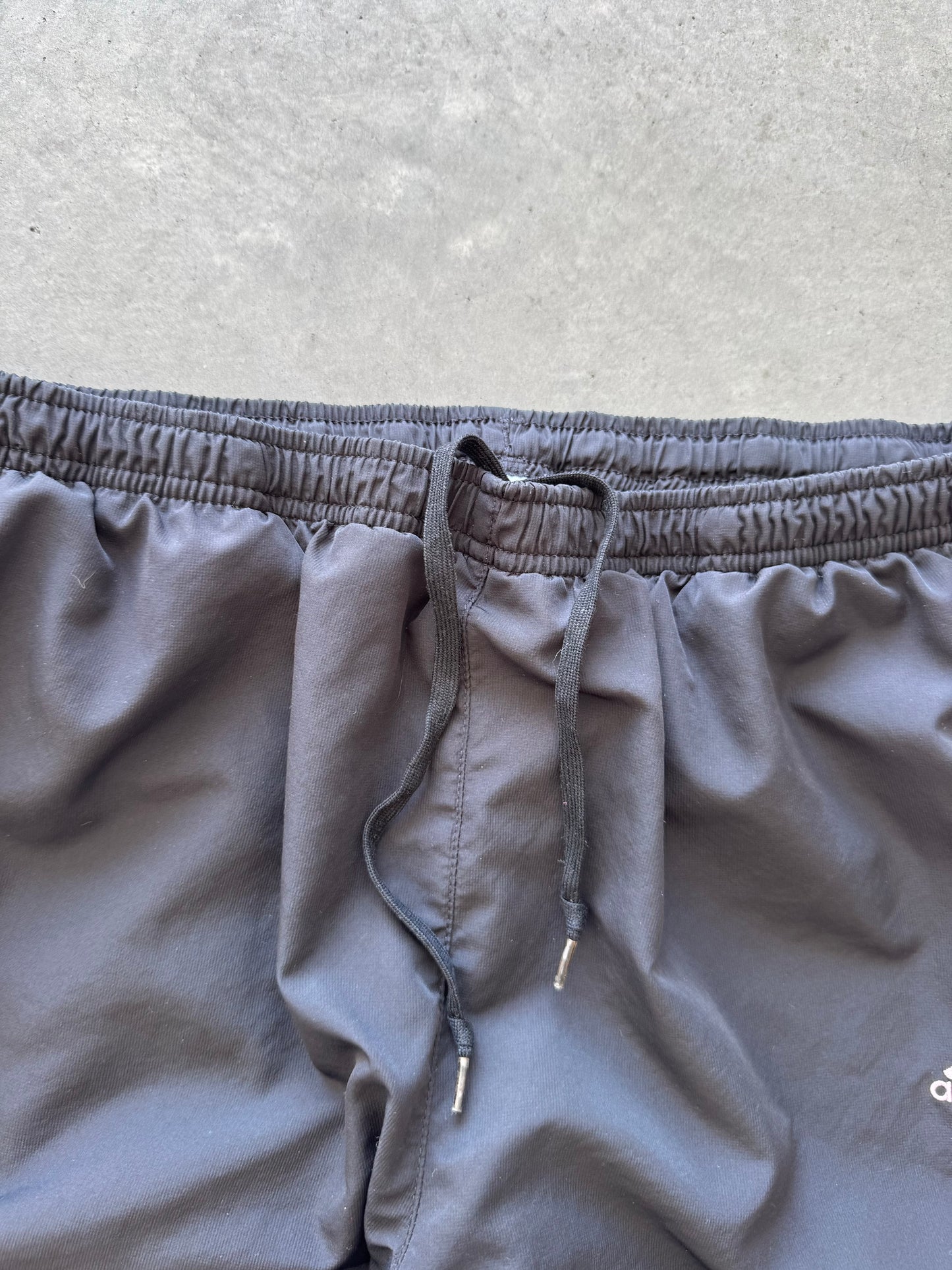 Vintage 00s Black & Pink Adidas Track Pants - L