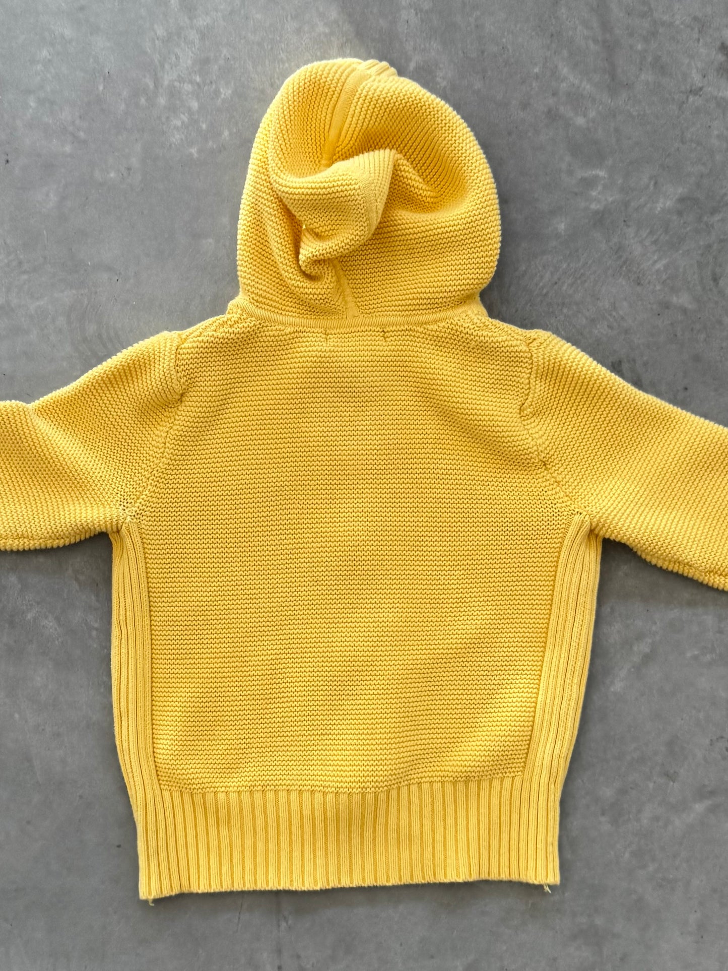 Vintage Knit Womens Zip Up - M