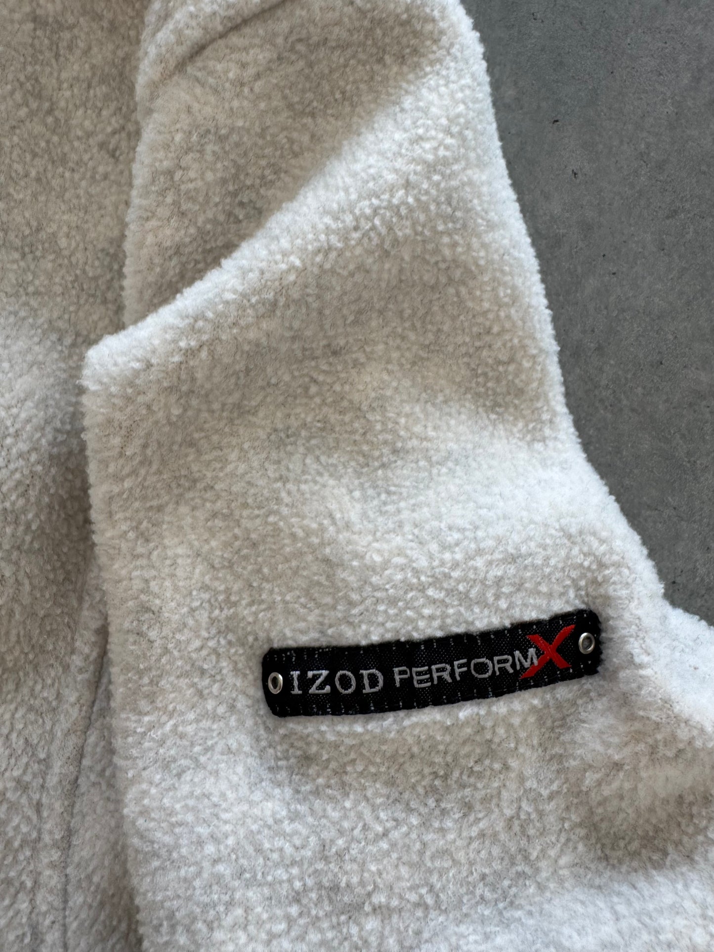 Vintage Izod Fleece Quarter Zip - M