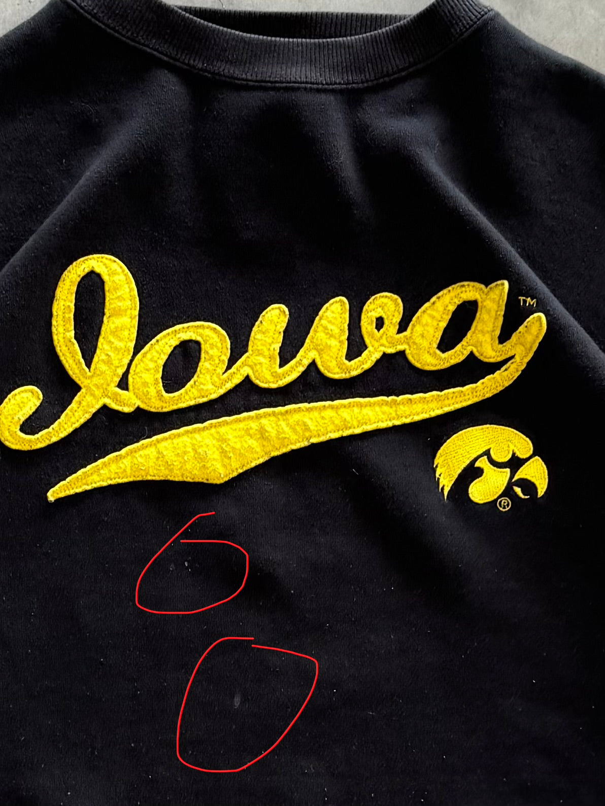 Vintage 00s Iowa Hawkeyes Sweatshirt - XL