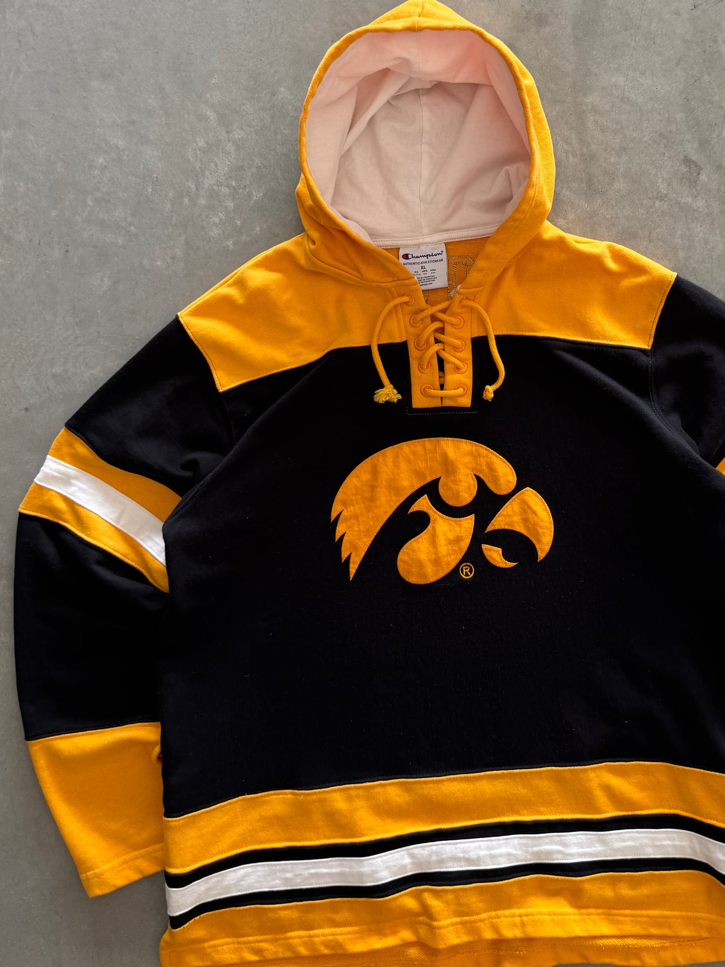 Iowa Hawkeyes Hockey Hoodie - XL