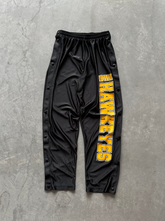 Vintage Iowa Hawkeyes Tear Away Track Pants - L
