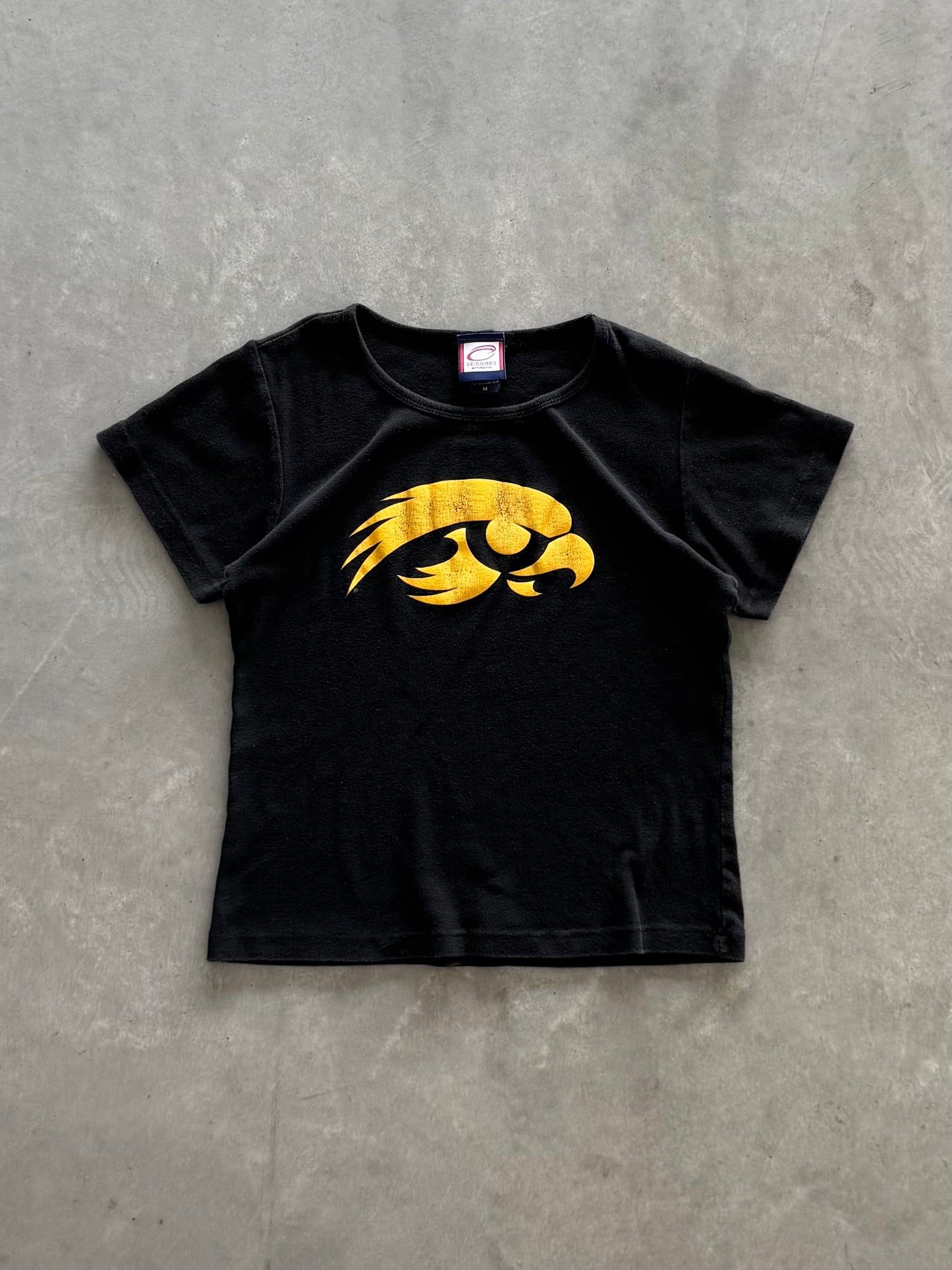 Vintage 90s Iowa Hawkeyes Women’s Baby Tee - M