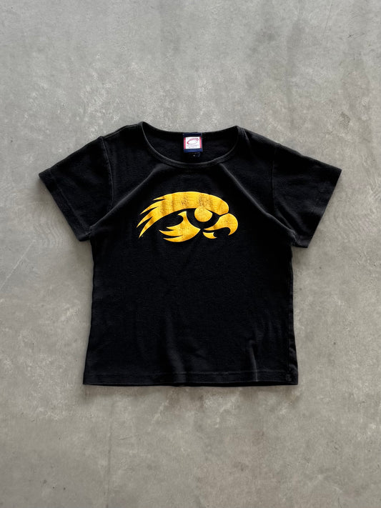 Vintage 90s Iowa Hawkeyes Women’s Baby Tee - M