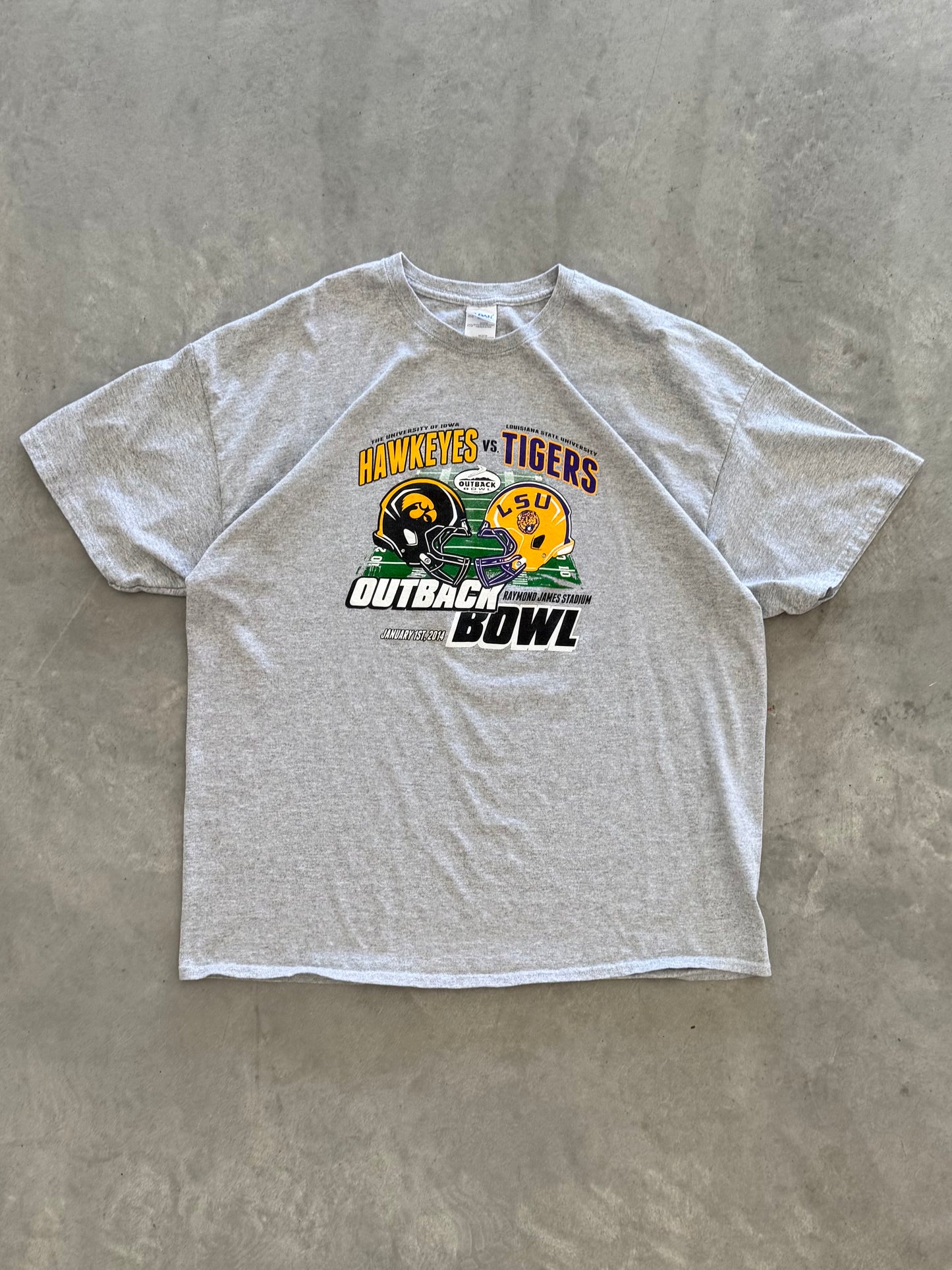 Iowa Hawkeyes Outback Bowl Tee - XXL