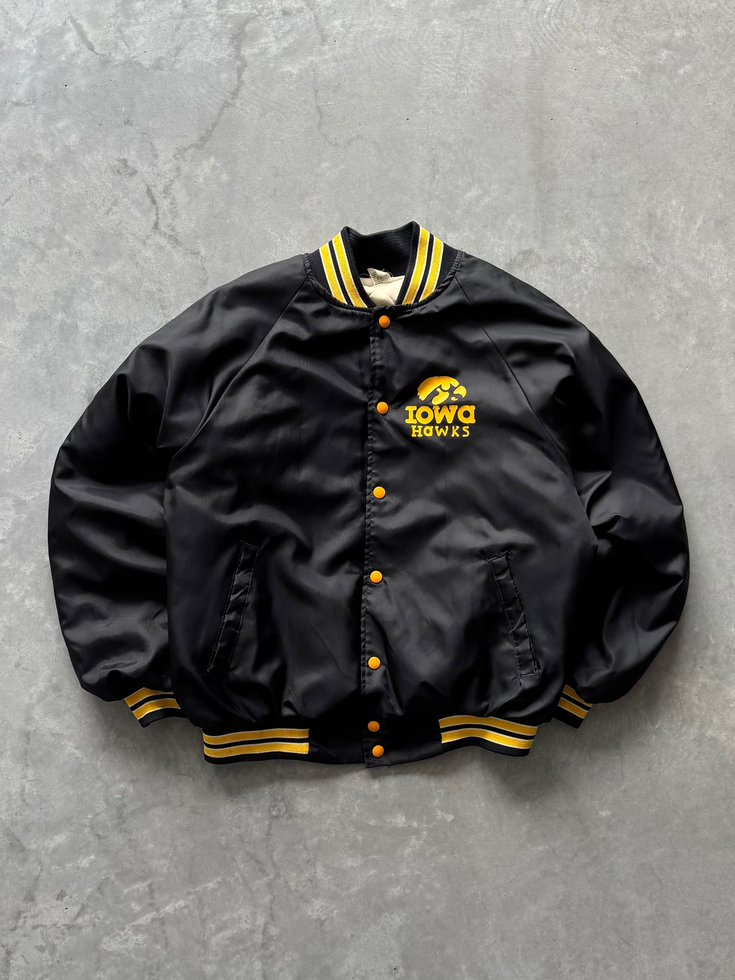 Vintage Iowa Hawkeyes Bomber Jacket - L