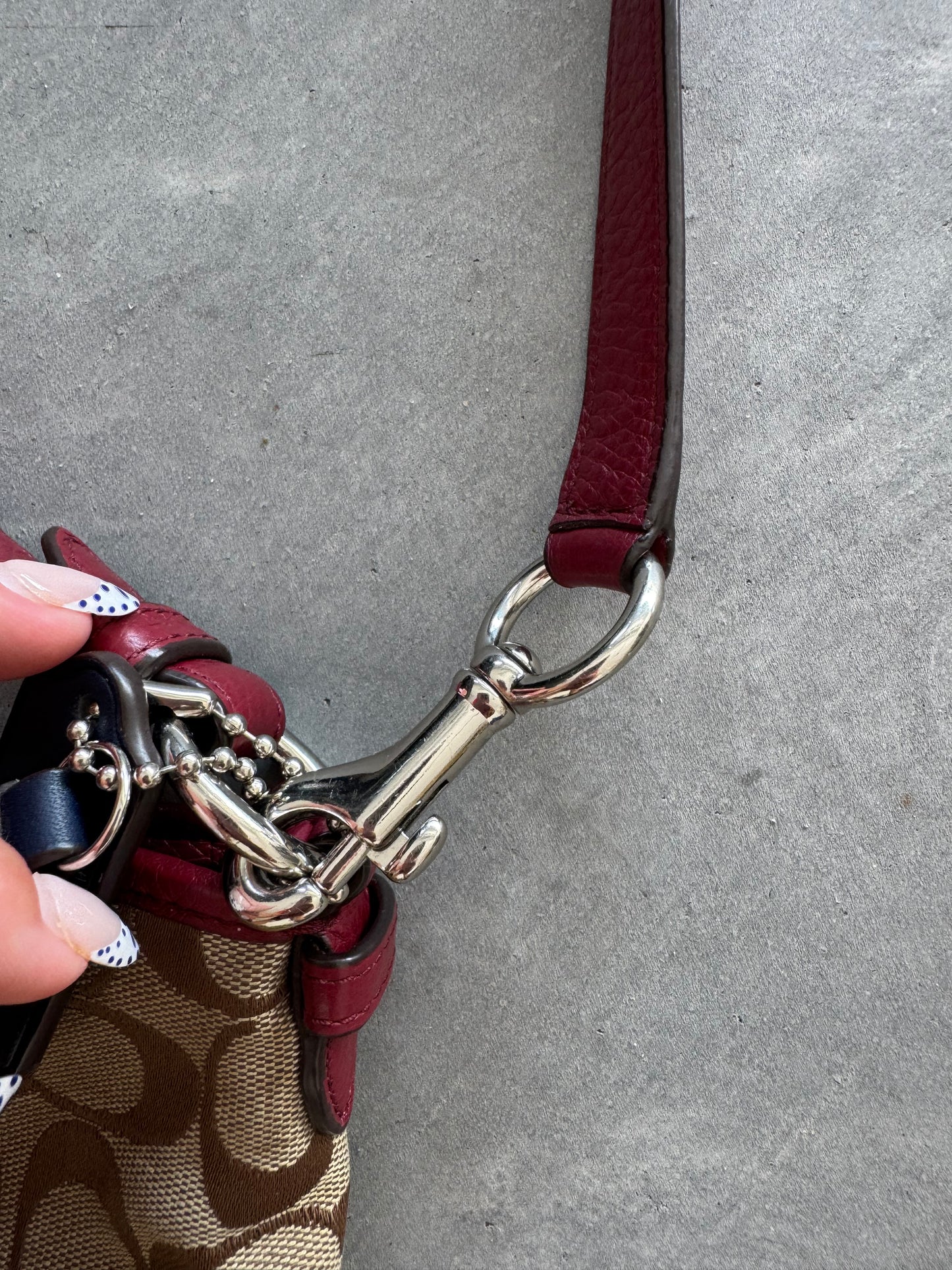 Vintage Coach Park Signature Hobo Bag