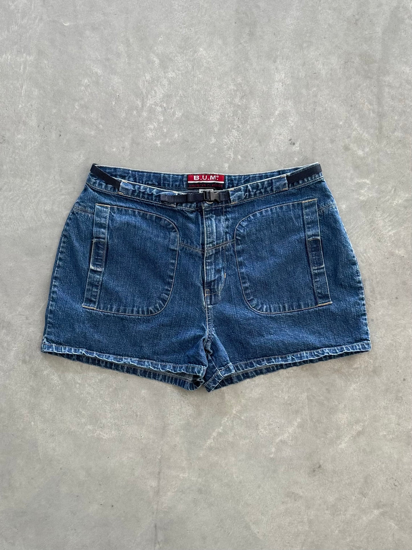 Vintage B.U.M. Equipment Denim Shorts - 31x3
