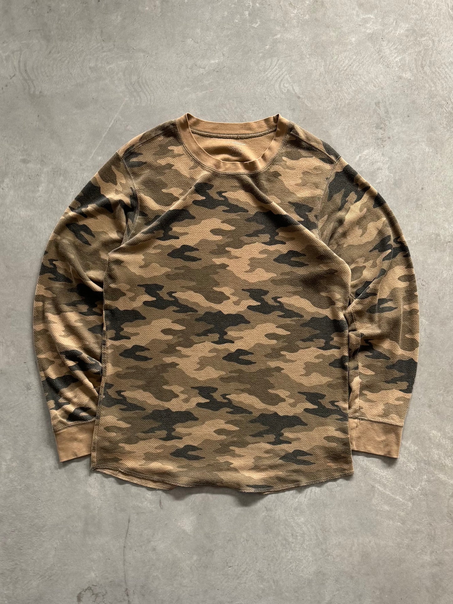 Camo Waffle Knit - L