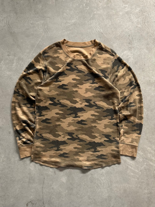 Camo Waffle Knit - L