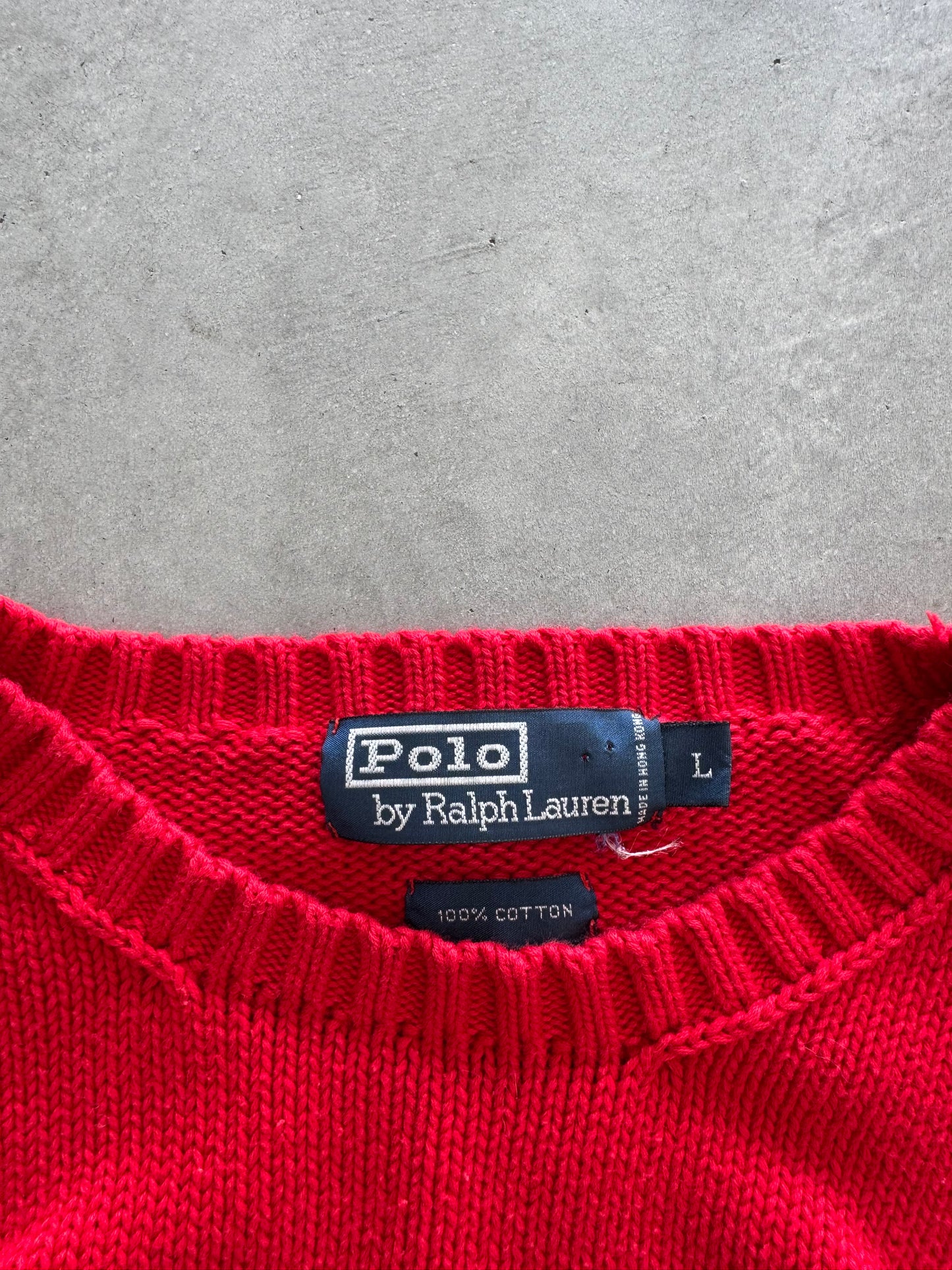 Vintage 90s Polo Ralph Lauren Sweater - L